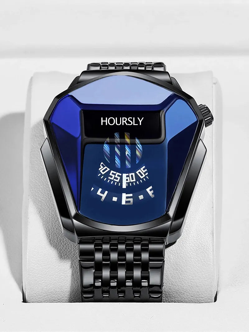 Men's Stainless Steel Quartz Wrist Watch Relogio Masculino