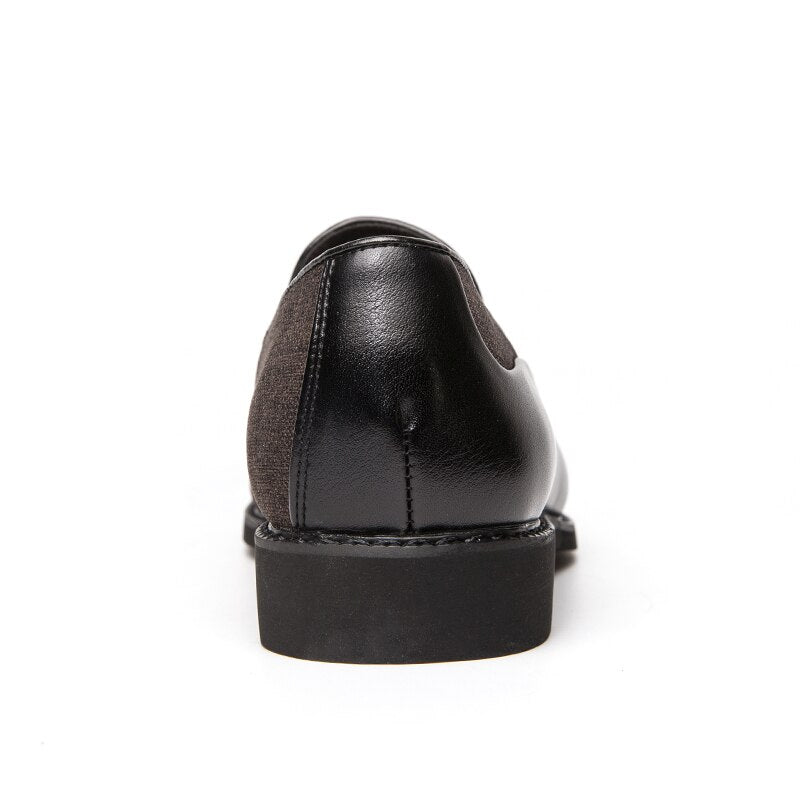 Misalwa Men's Flats Tassel British Men Oxford Leather Shoes Blue Black Pointy Elegant Wedding Party Dress Loafer Fashion Formal