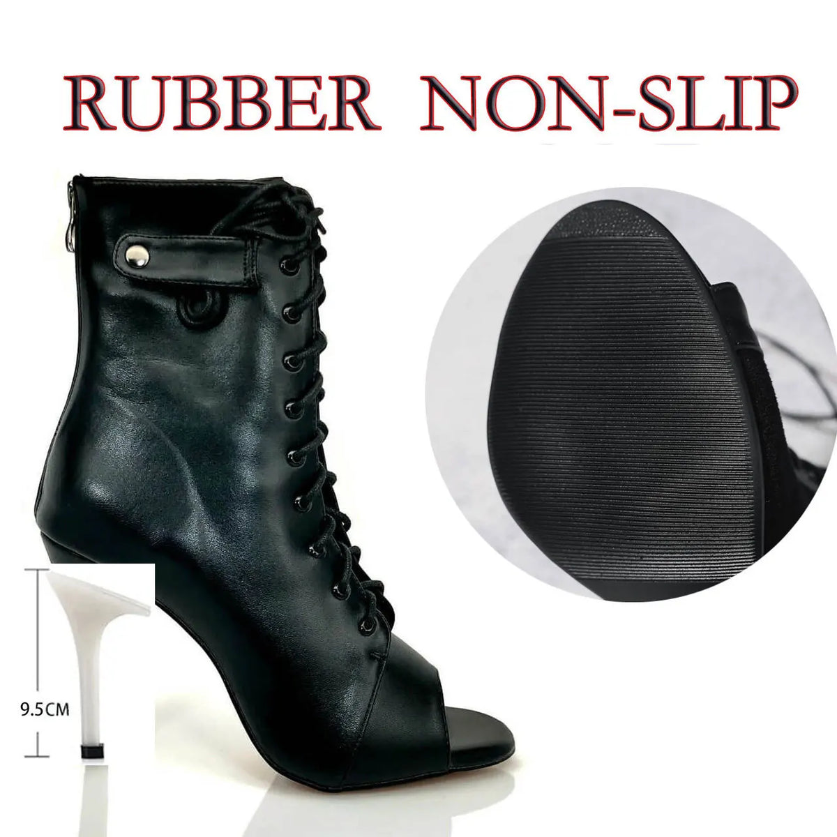 Women's Stiletto Party Boots, Latin Ballroom Dance Heels