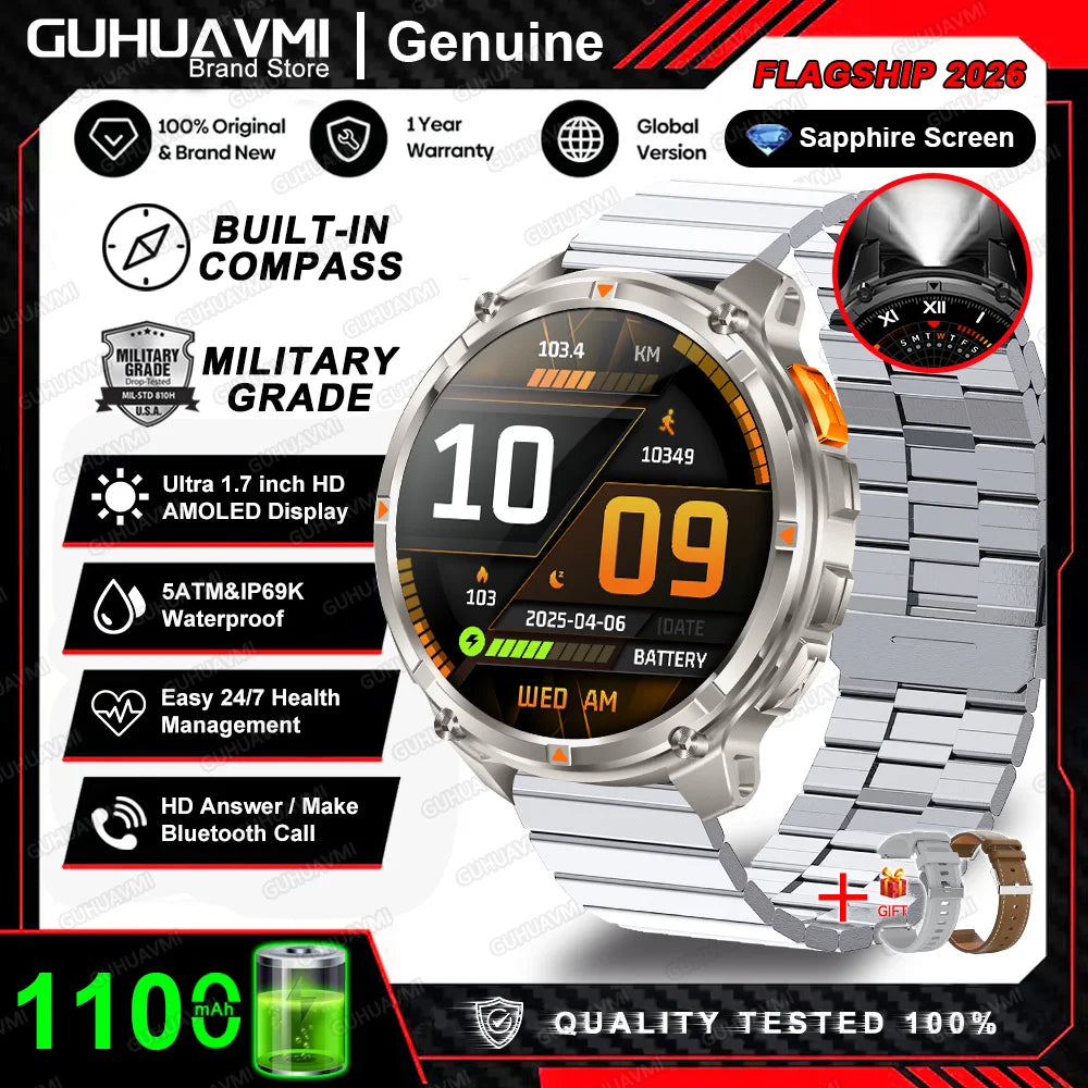 Men's GPS Waterproof Sports Smartwatch