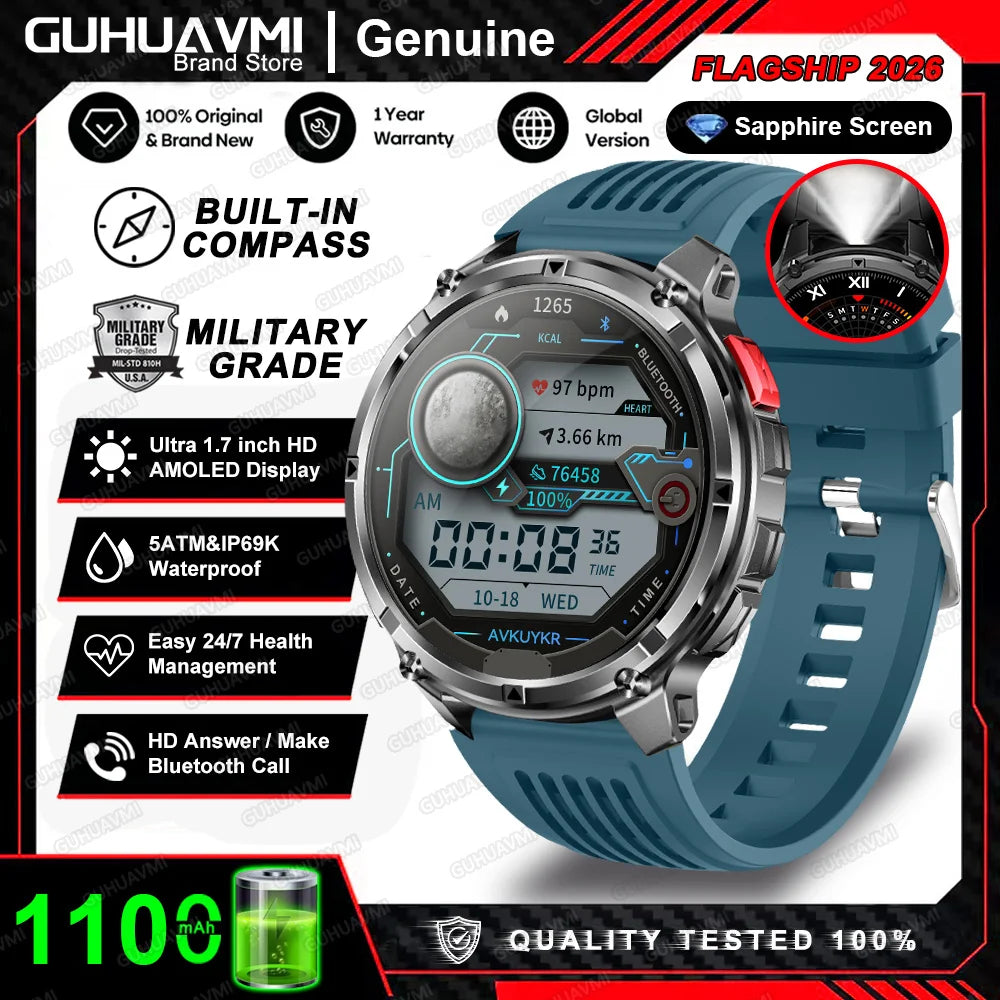 Men's GPS Waterproof Sports Smartwatch