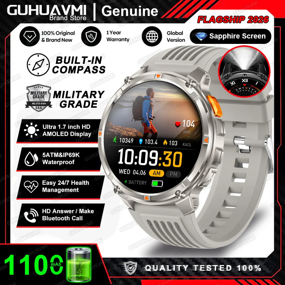 Men's GPS Waterproof Sports Smartwatch