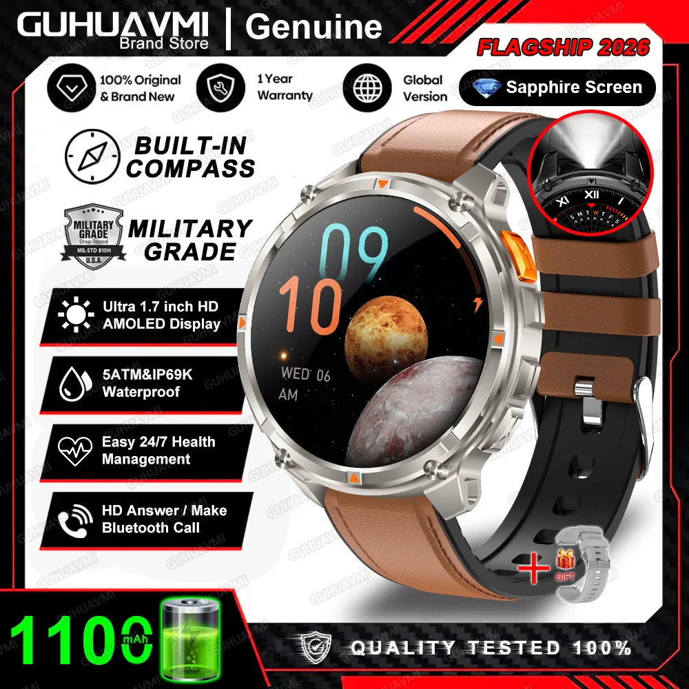 Men's GPS Waterproof Sports Smartwatch