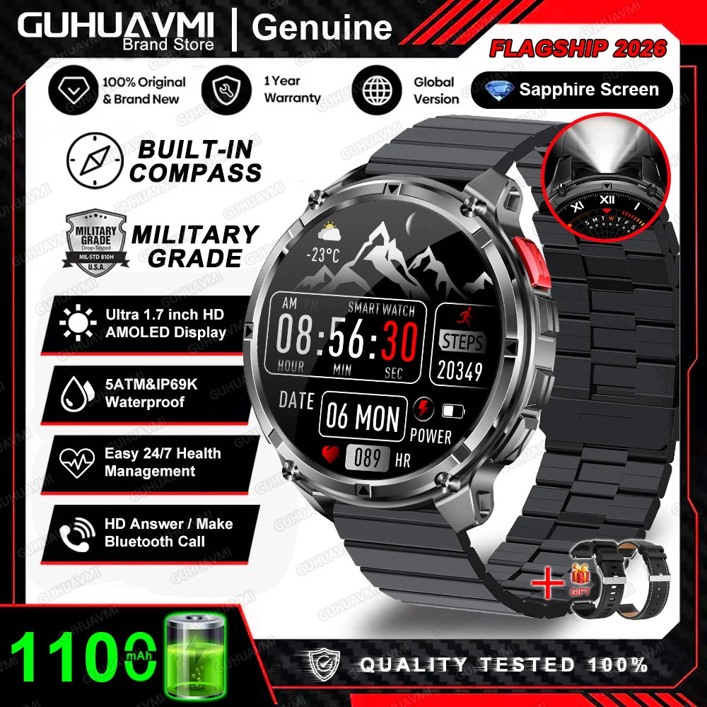 Men's GPS Waterproof Sports Smartwatch