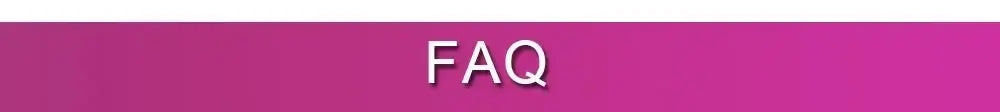 FAQ header image in pink gradient with white text.