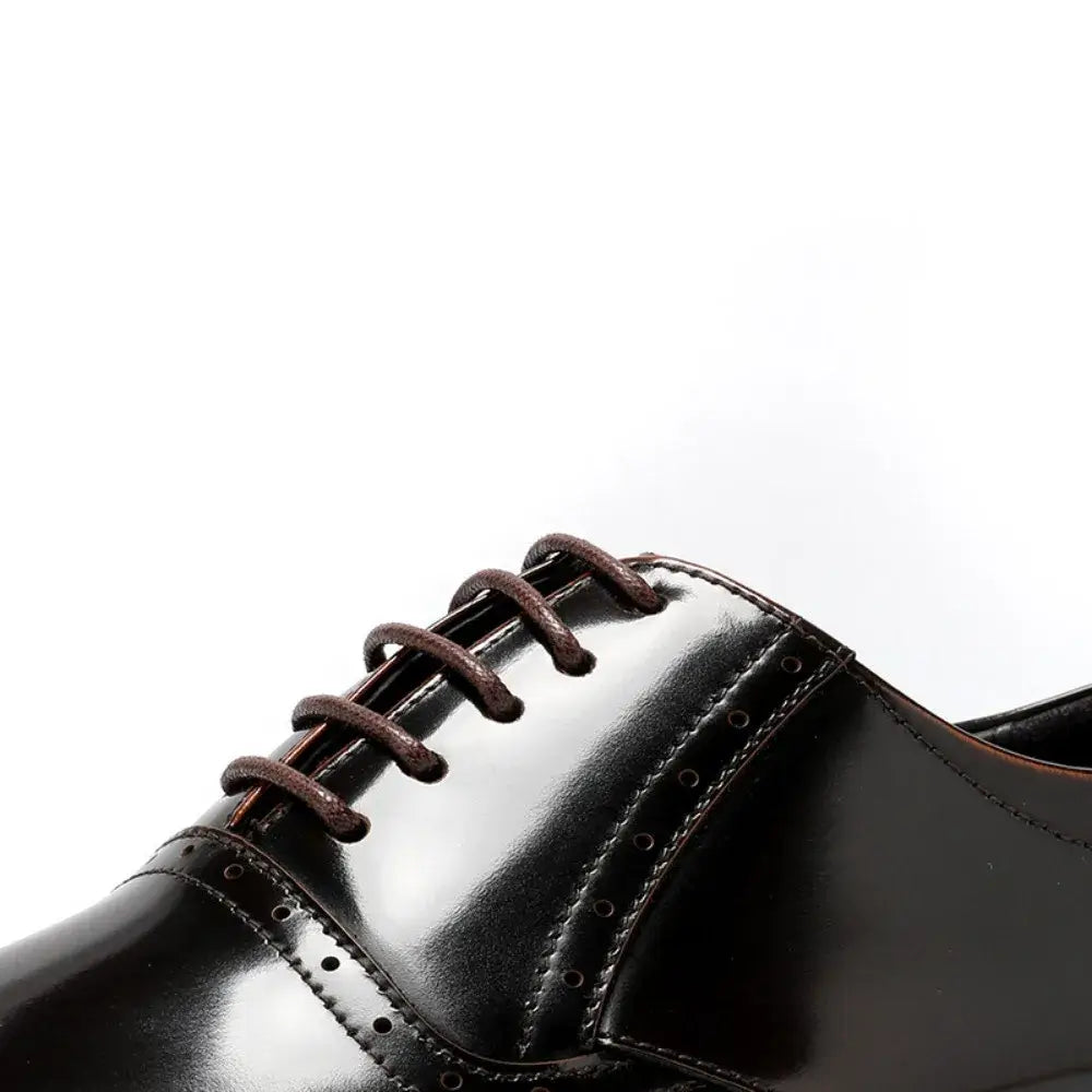 Men's Full Grain Leather Color Block Oxford Dress Shoes