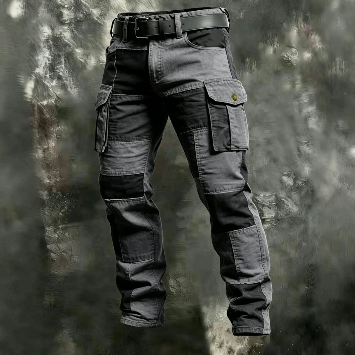 Men's Multi-Pocket Cotton Cargo Jogger Pants