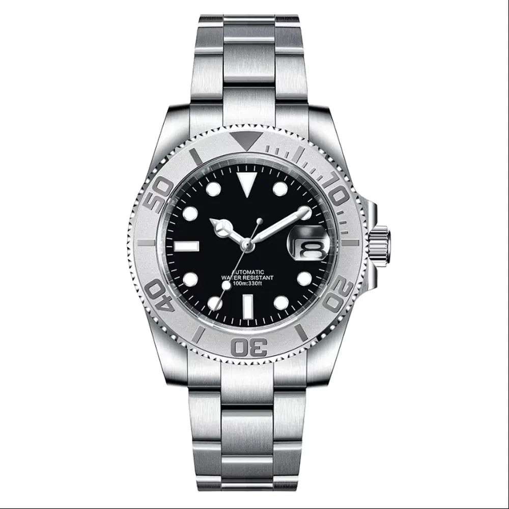 Men's Custom Logo NH35 Automatic Dive Watch Sapphire Ceramic Bezel