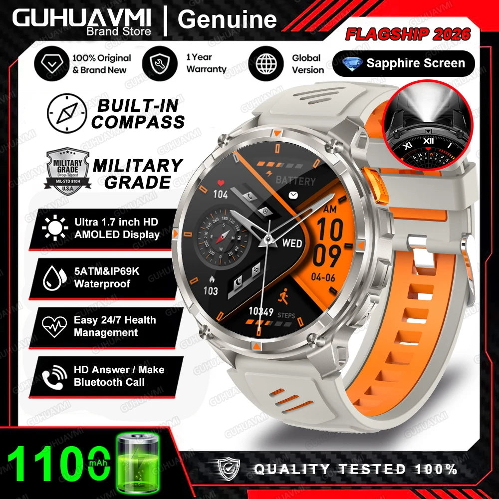 Men's GPS Waterproof Sports Smartwatch