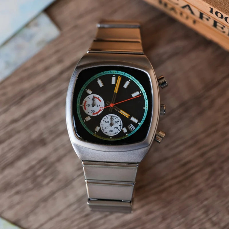 Reloj cuadrado de cuarzo CILOA para hombre, novedad, de alta calidad, resistente al agua, movimiento automático mecánico, regalo para hombre