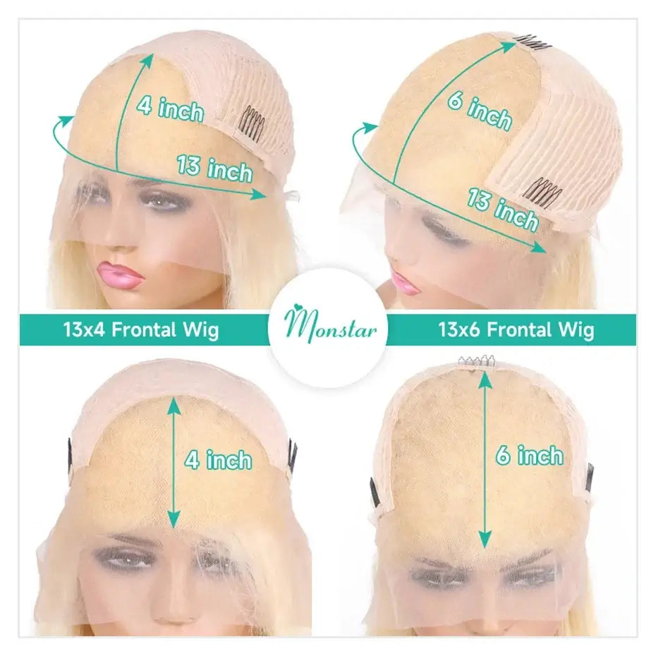 300 Density Human Wig 13x4 13x6 Hd Lace Frontal Wig Human Hair Blonde 613 Lace Front Wigs Raw Vietnamien Straight Wigs For Women.