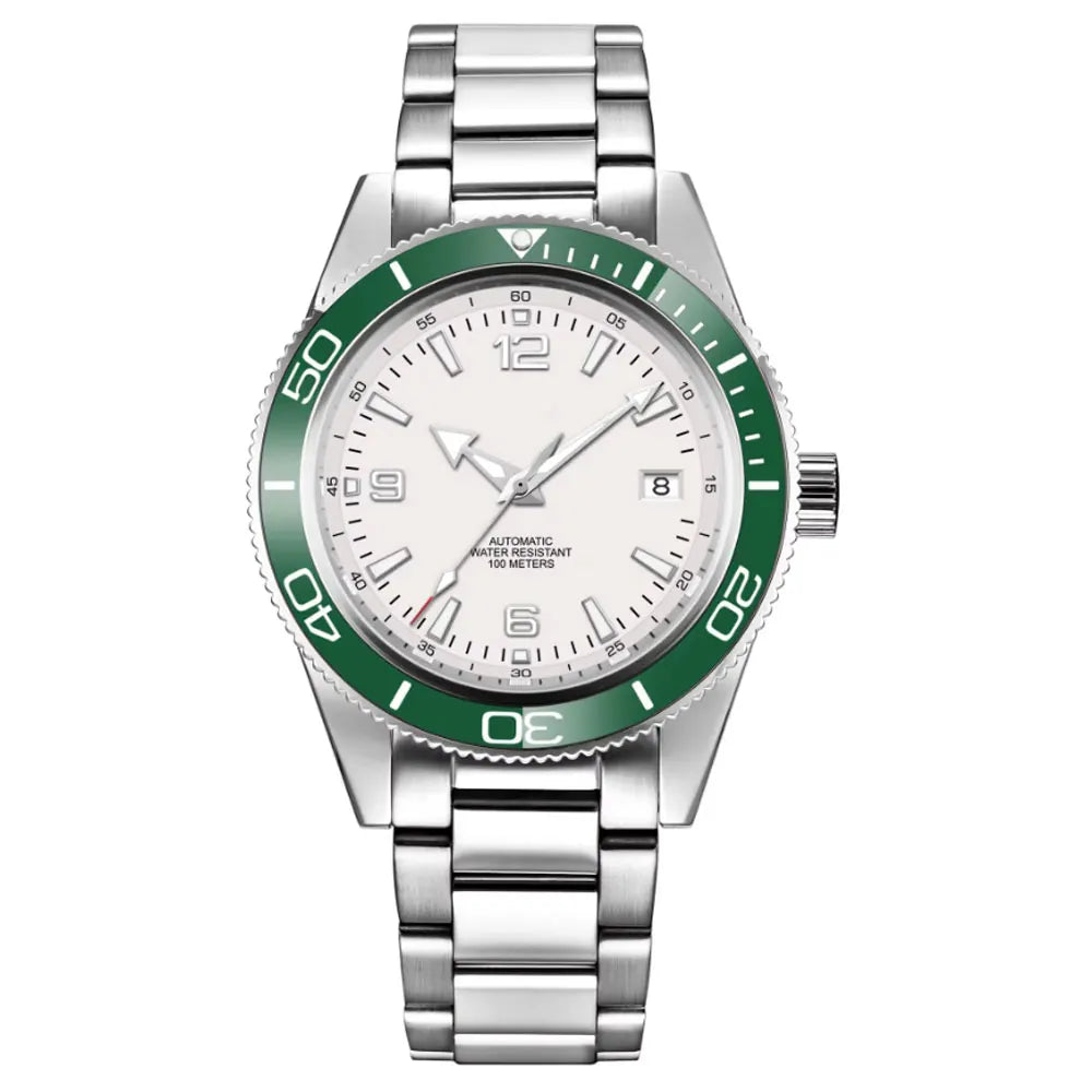 Custom watch logo for man Automatic high quality 41mm NH35 Mechanical Watches Waterproof Sapphire Ceramic Bezel