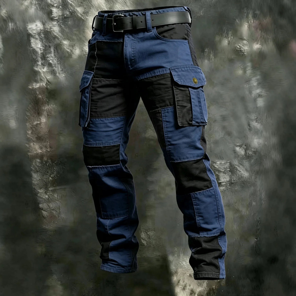 Men's Multi-Pocket Cotton Cargo Jogger Pants
