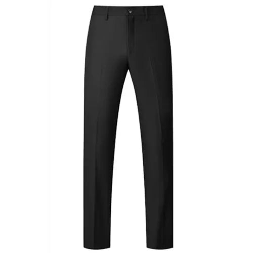 Men's Flat-Front Formal Suit Pants
