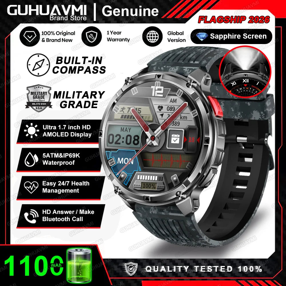 Men's GPS Waterproof Sports Smartwatch