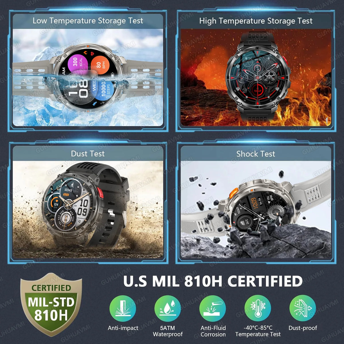 Men's GPS Waterproof Sports Smartwatch