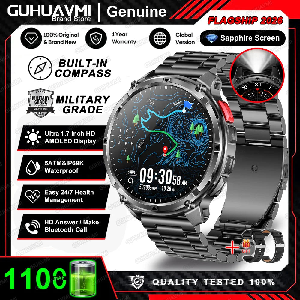 Men's GPS Waterproof Sports Smartwatch