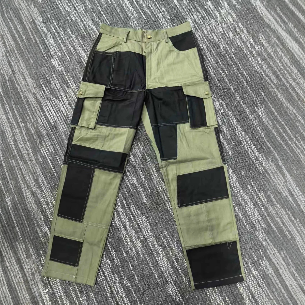 Men's Multi-Pocket Cotton Cargo Jogger Pants