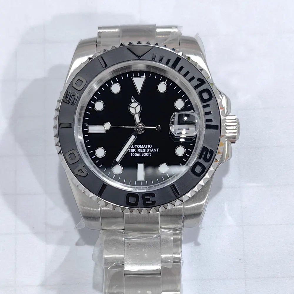 Men's Custom Logo NH35 Automatic Dive Watch Sapphire Ceramic Bezel