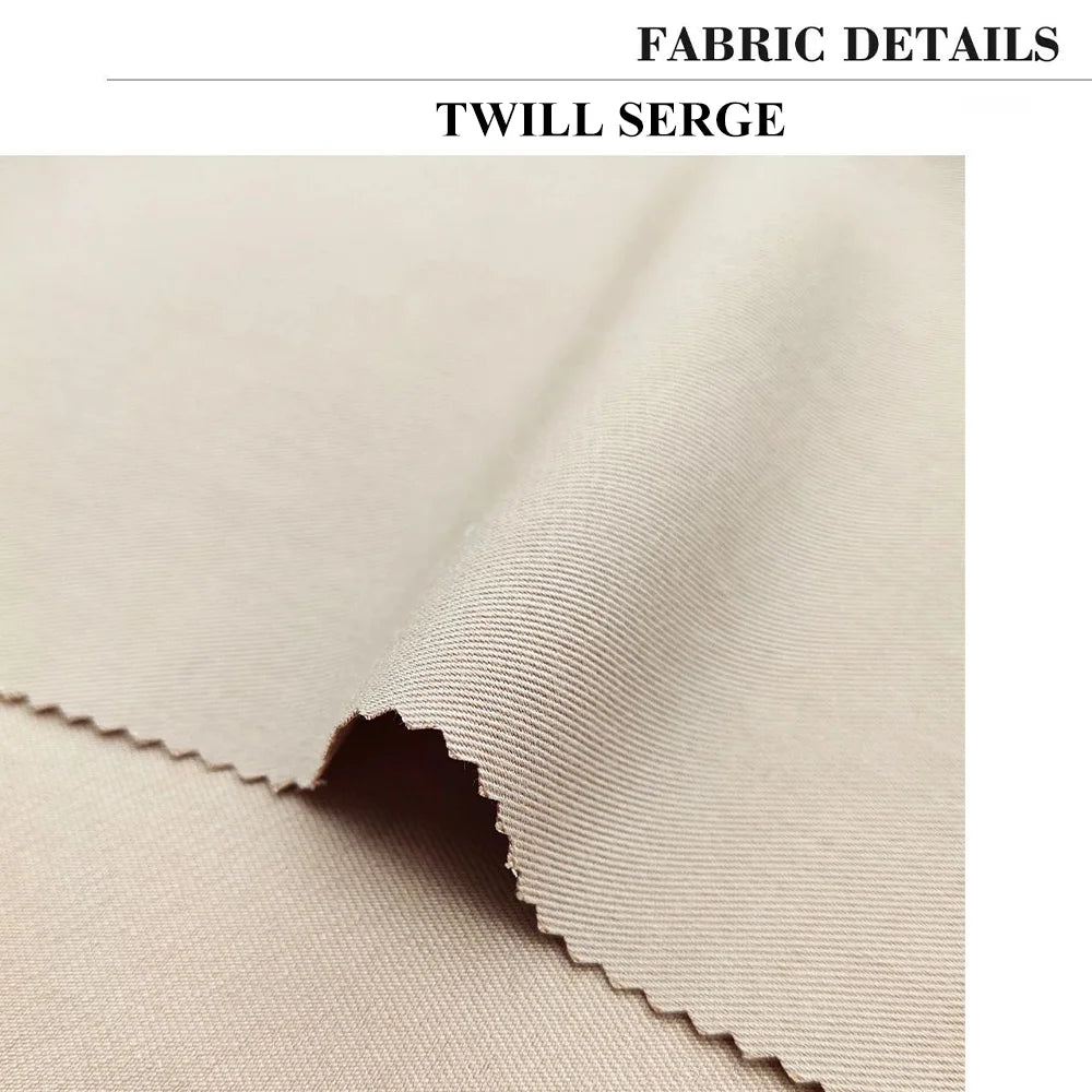 Men's Ivory Formal Safari 2-Piece Wedding Jacket Pants Set