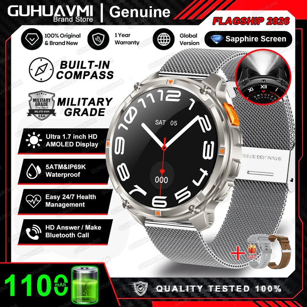 Men's GPS Waterproof Sports Smartwatch
