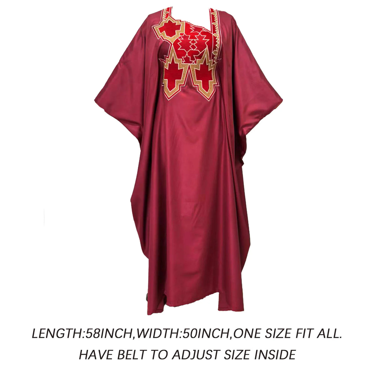 Women's African attire abaya embroidery alternate color