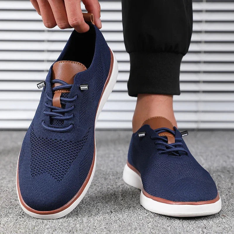 Men's Lightweight Knit Walking Hiking Shoes, All-Day Fit