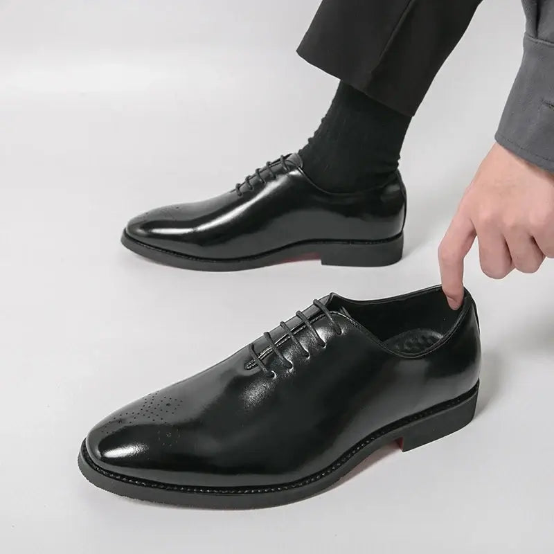 Men's Leather Formal Oxford Dress Shoes