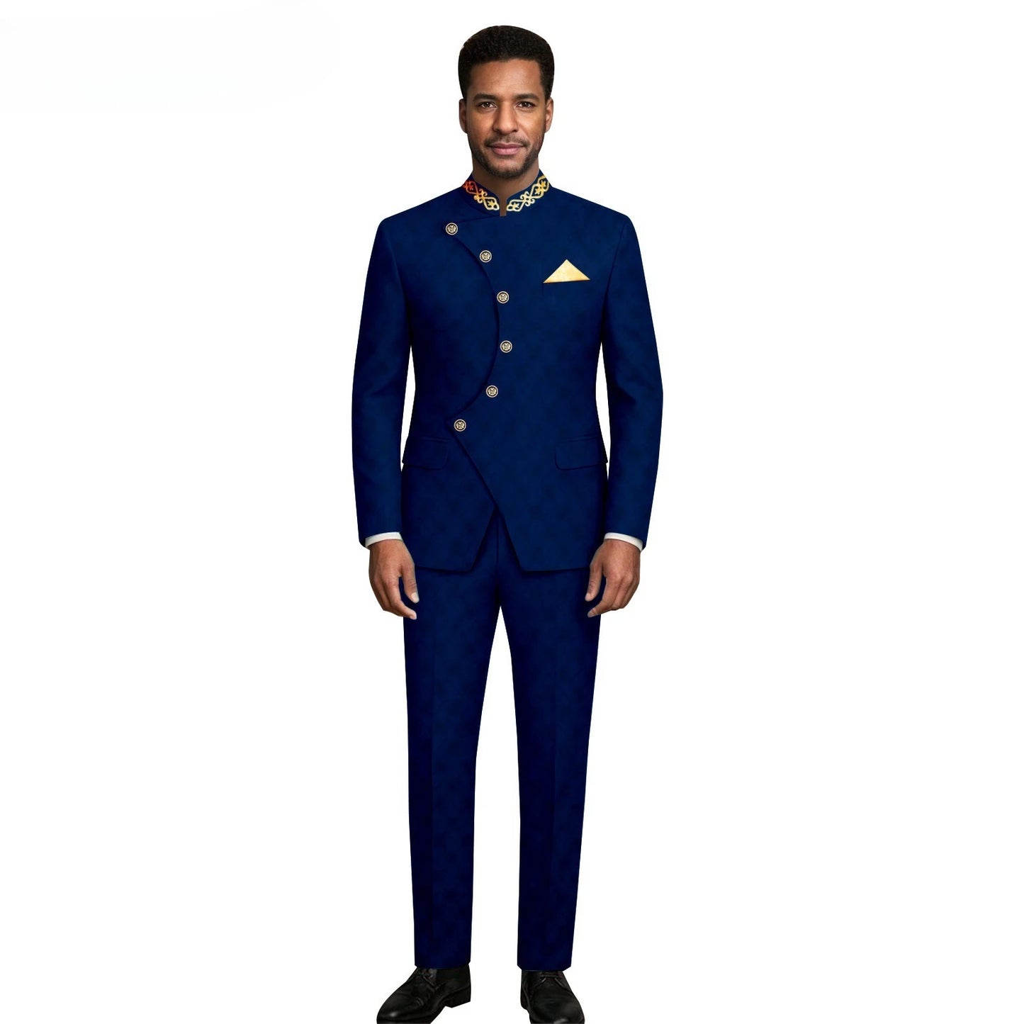 (Jacket +Pants) 2026 New Luxury Elegant Men's Suits 2 Piece Set Fashion Korean Casual Slim Fit Social Groom Wedding Tuxedo