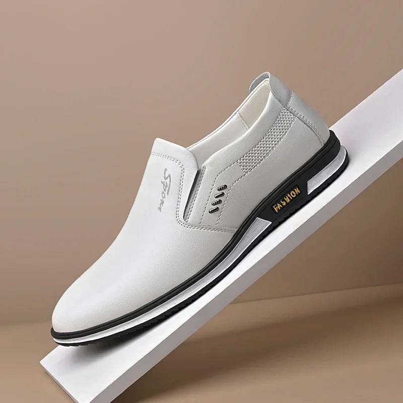 Men's Leather Loafer Driving Moccasin Dress Shoes