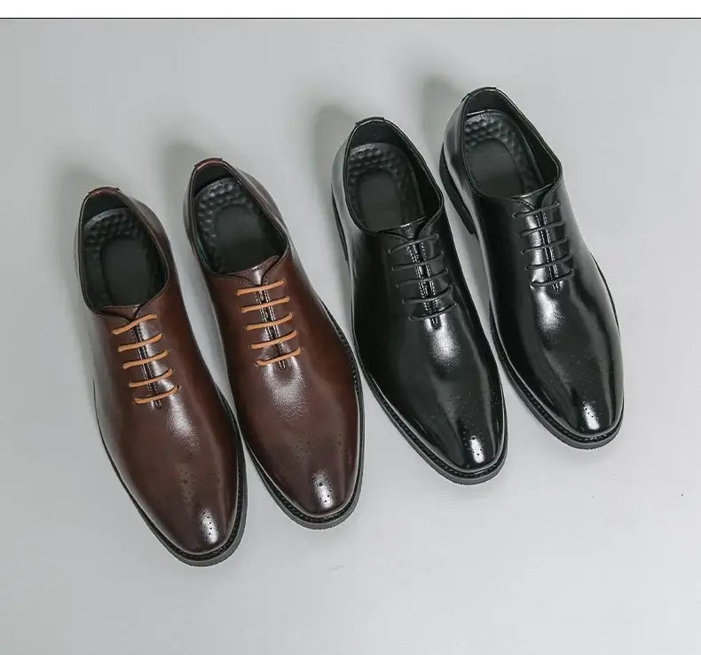 Men's Leather Formal Oxford Dress Shoes