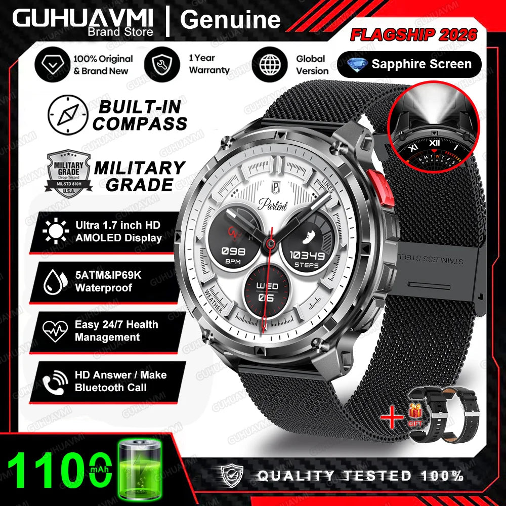 Men's GPS Waterproof Sports Smartwatch
