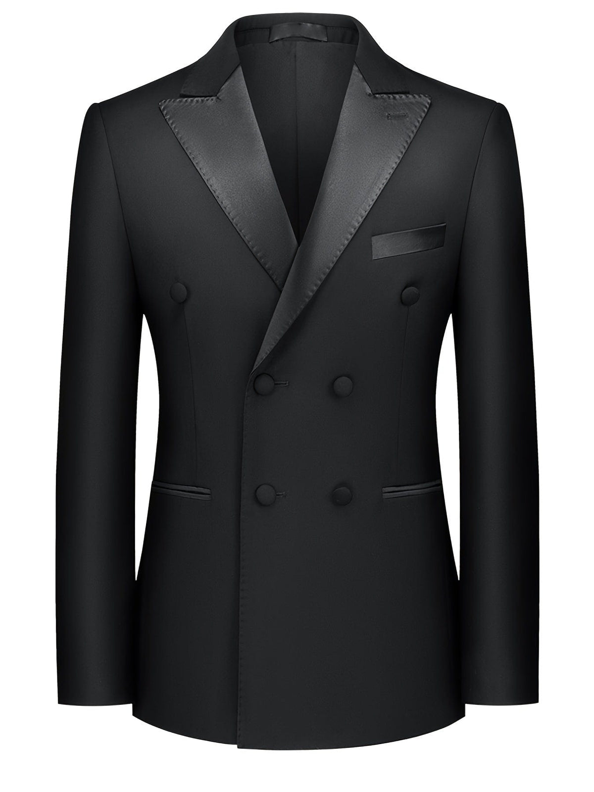 Men's Double Breasted Formal Blazer Suit With Pants