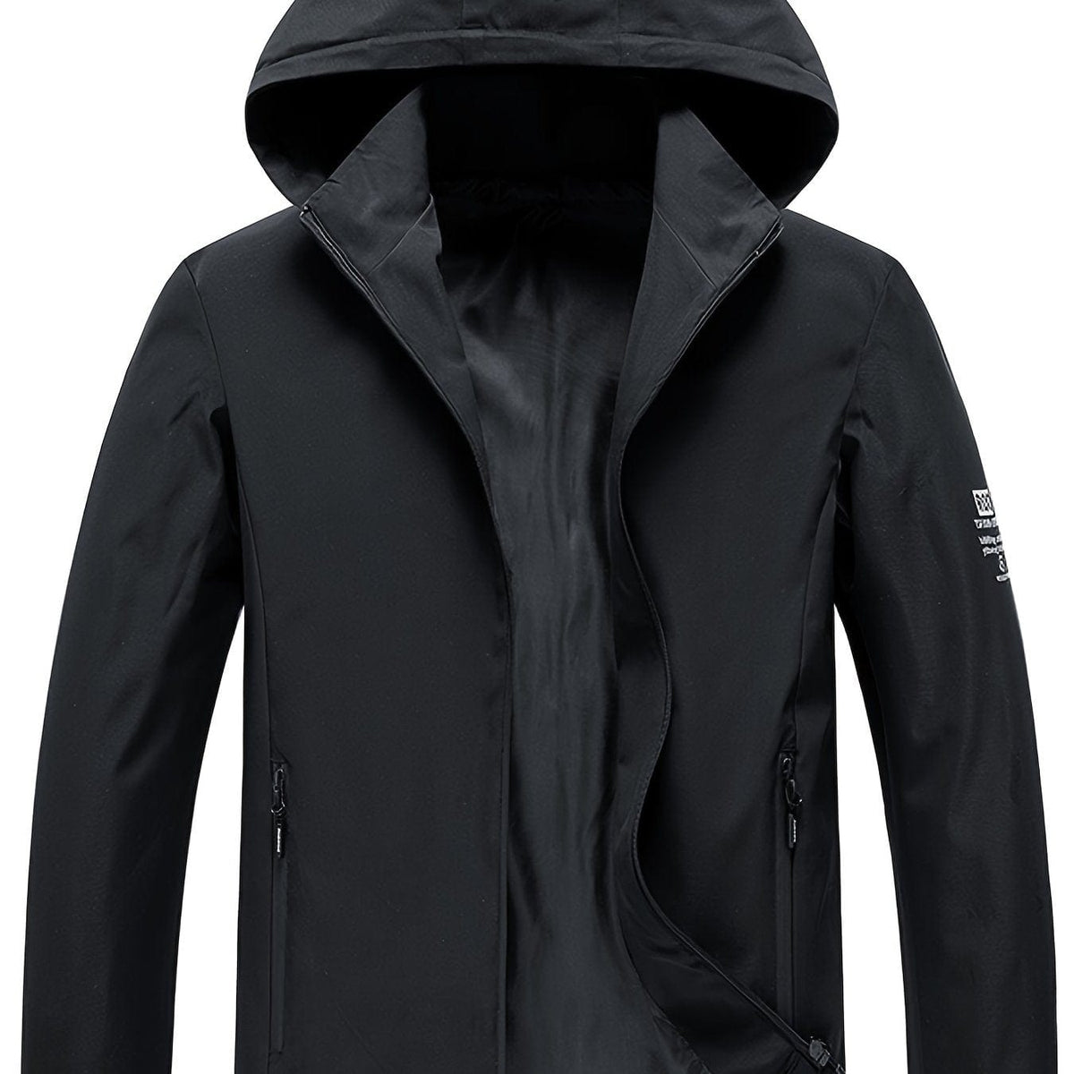 Men's Waterproof Rain Jacket Outdoor Lightweight Rain Shell Coat For Hiking, Golf, Travel