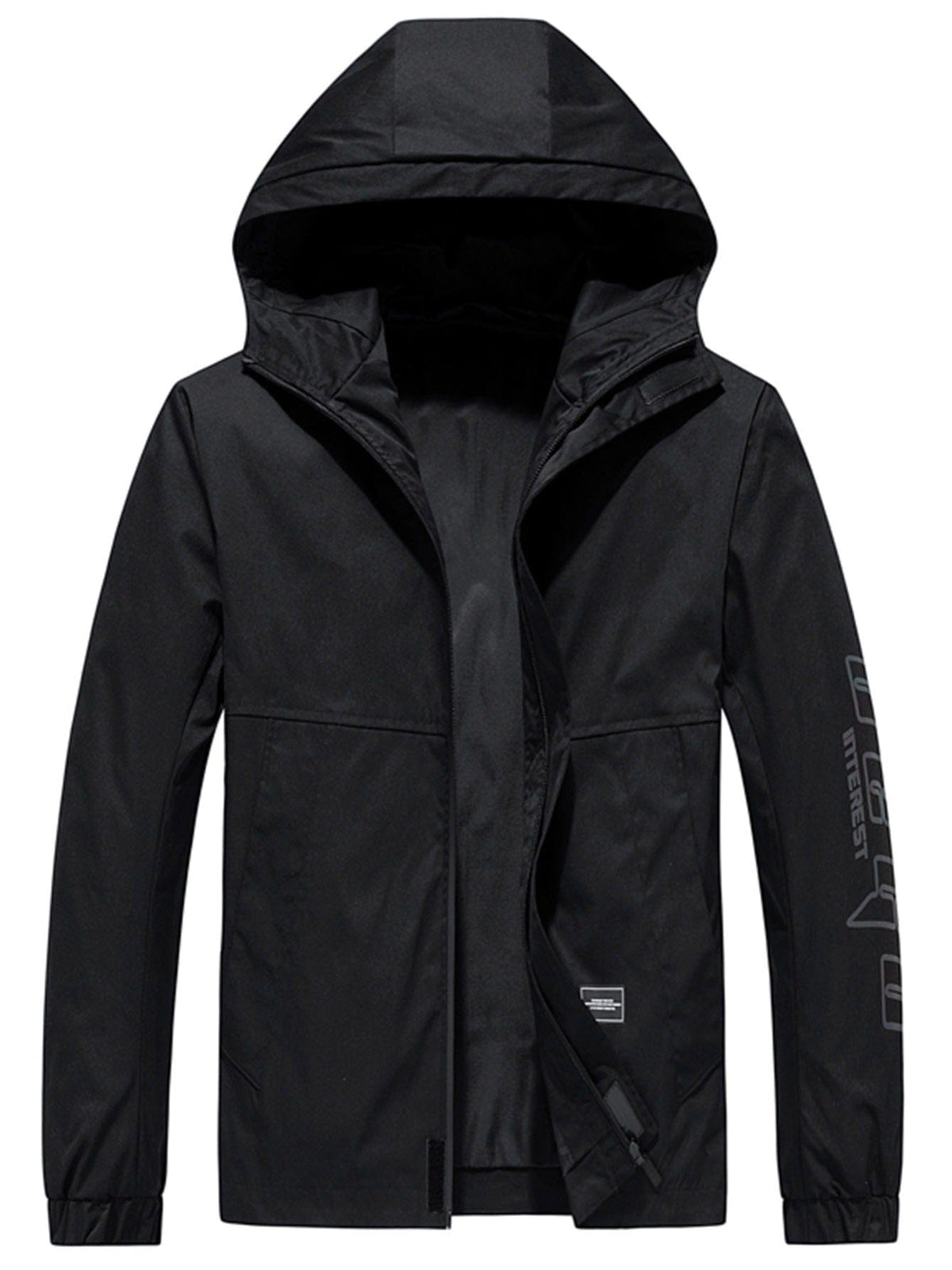 Men's Casual Solid Color Hooded Jacket Christmas Gifts