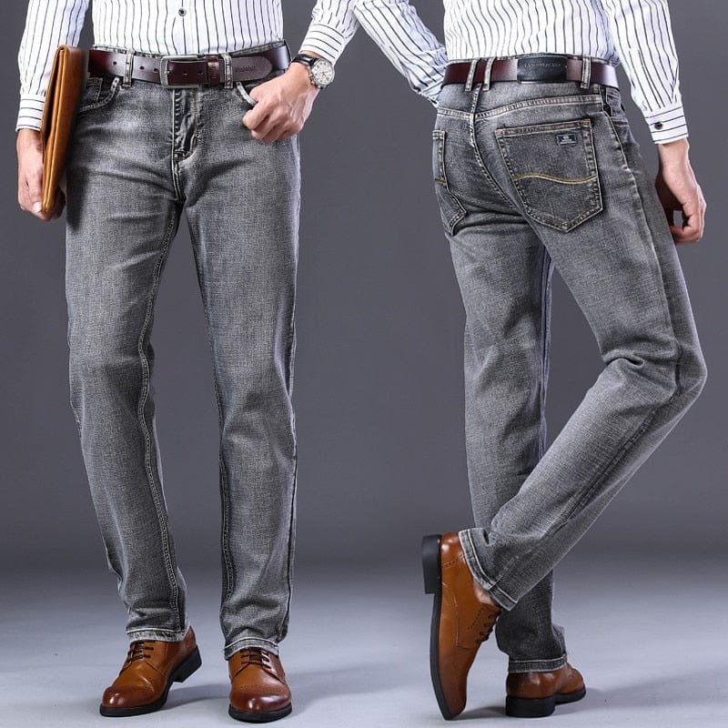 Men's Stretch Regular Fit Classic Denim Jeans