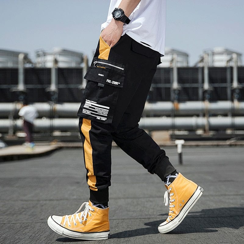 Men's Slim Ankle-Length Streetwear Joggers, Unisex