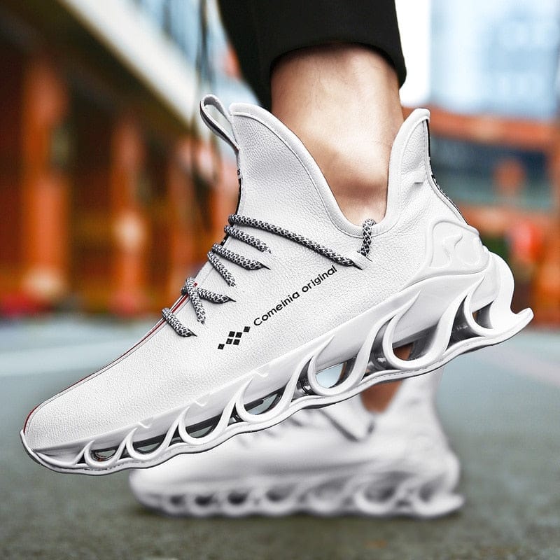 Men's Breathable Casual Race Trainer Sneakers