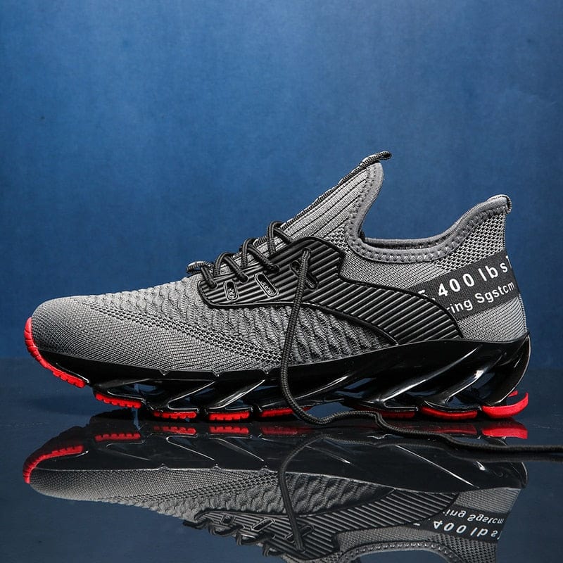 Men's Breathable Lace-up Blade Running Sport Sneakers