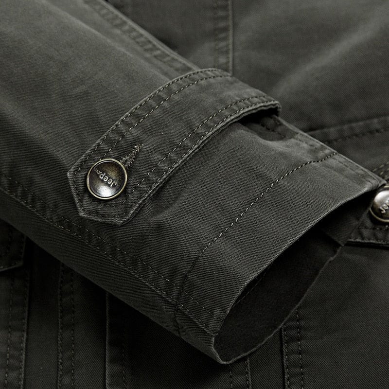 Men's Cotton Denim Business Blazer Jacket