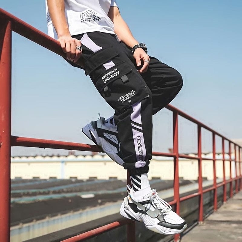 Men's Slim Ankle-Length Streetwear Joggers, Unisex
