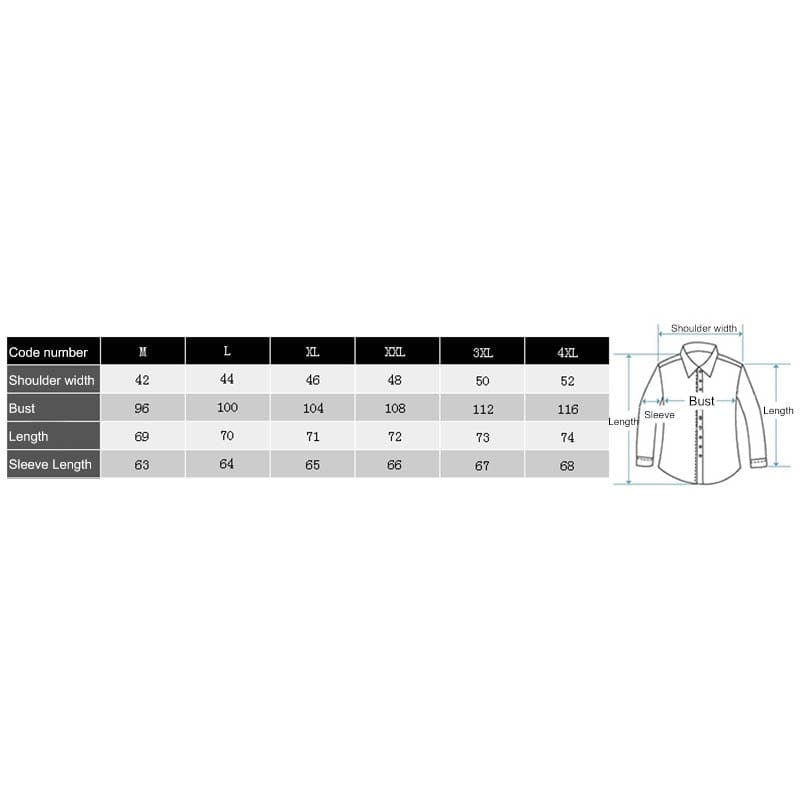 Men's Printed Long-Sleeve Slim-Fit Dress Shirt