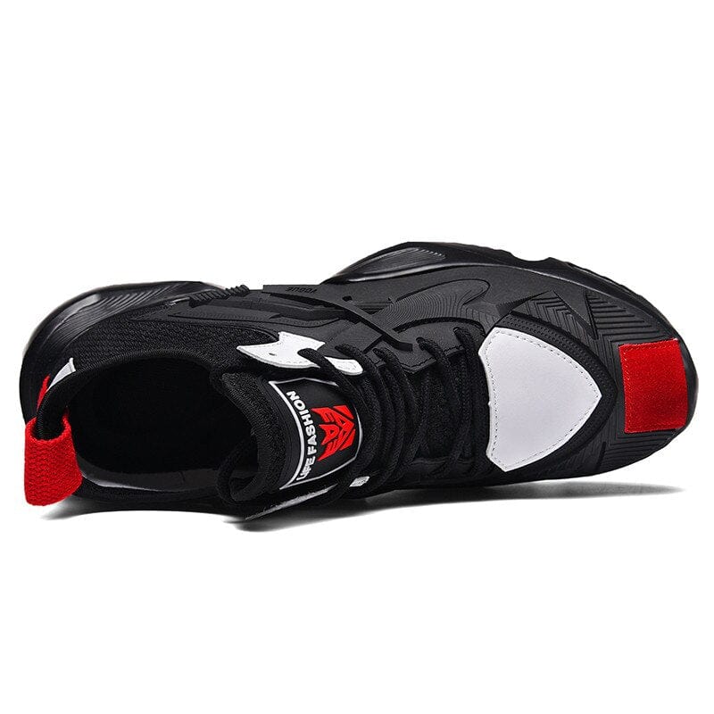 Men's Breathable Platform Casual Walking Sneakers
