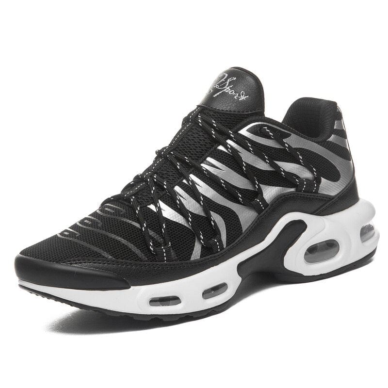 Men's Lightweight Breathable Lace-Up Outdoor Jogging Sneakers