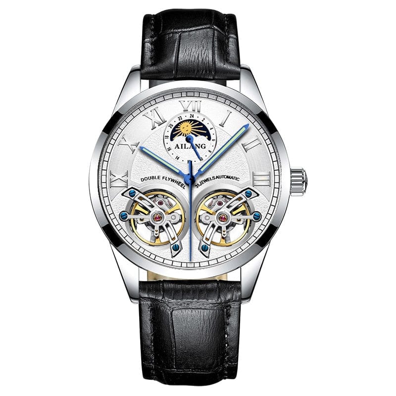 Men's AILANG Double Flywheel Automatic Mechanical Watch