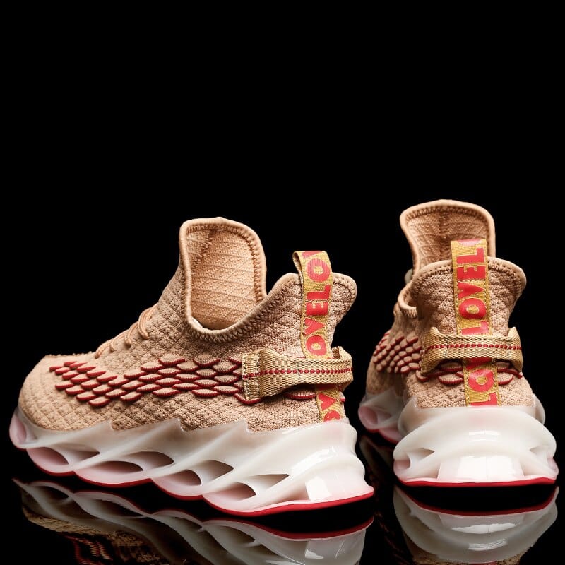 Men's Breathable Lace-up Blade Running Sport Sneakers
