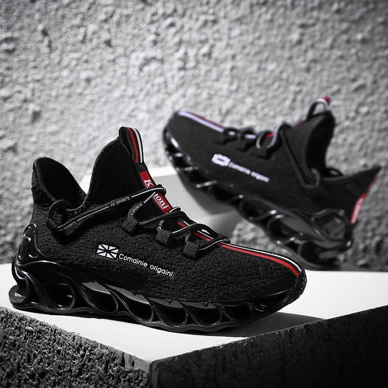 Men's Breathable Casual Race Trainer Sneakers