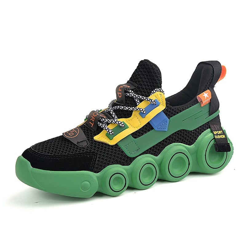 Men's Thick-Sole Luminous Outdoor Running Walking Sneakers
