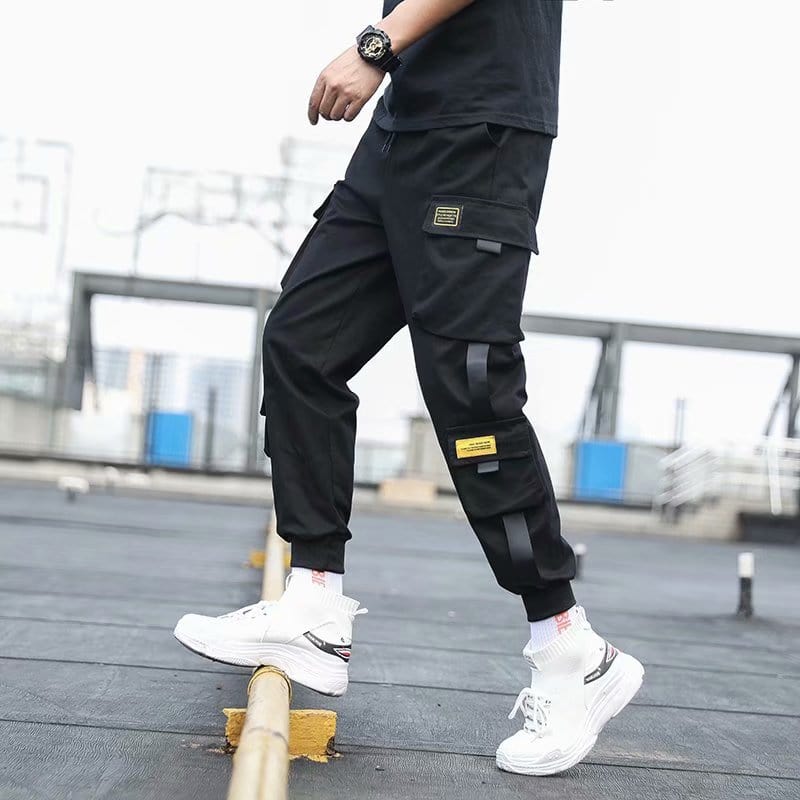 Men's Slim Ankle-Length Streetwear Joggers, Unisex