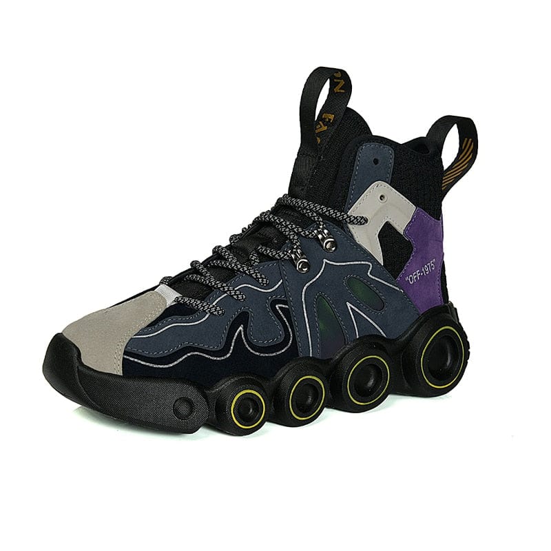 Men's Thick-Sole Luminous Outdoor Running Walking Sneakers